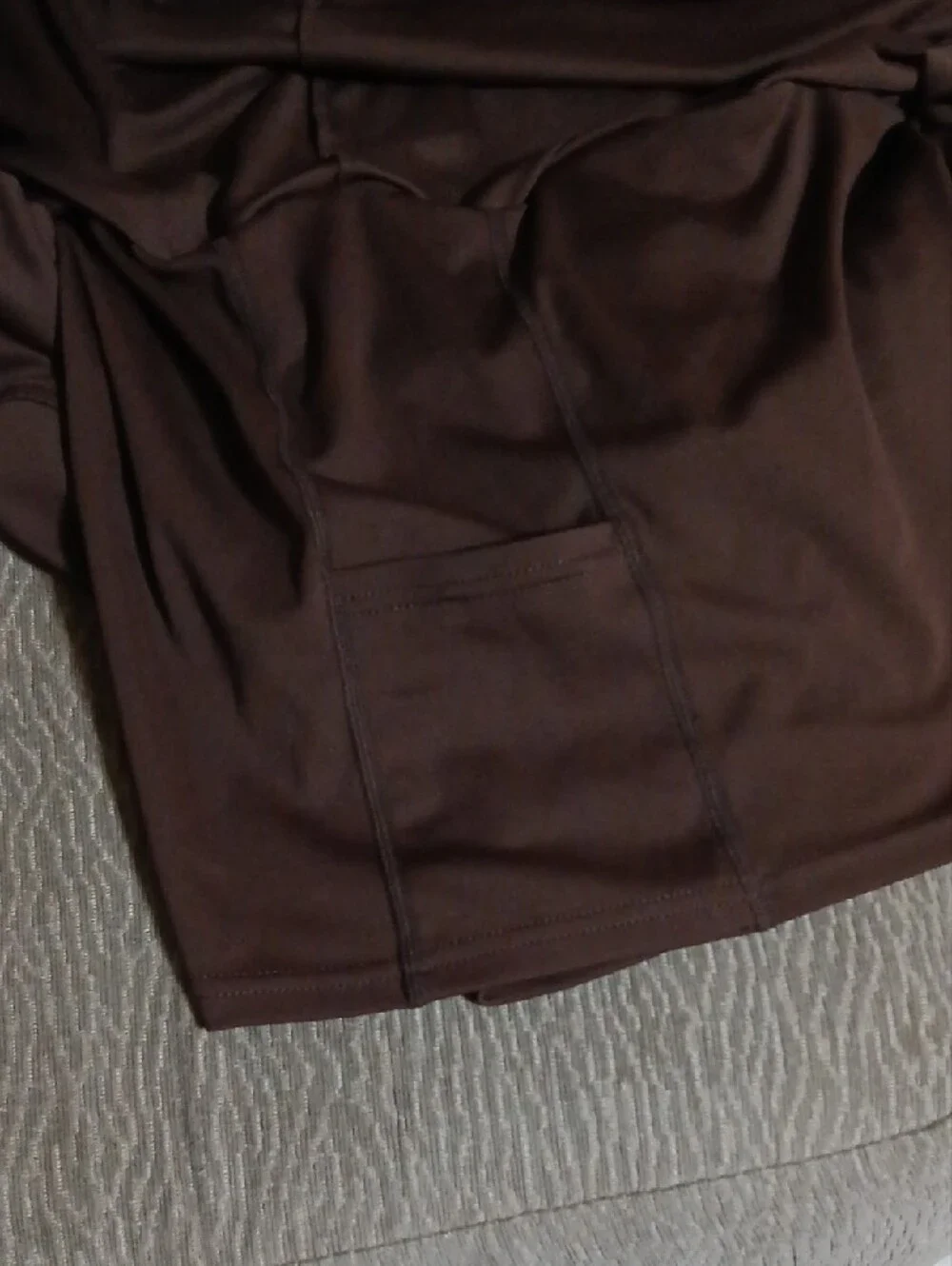 Classic Brown Mini Skort - Casual Everyday Style